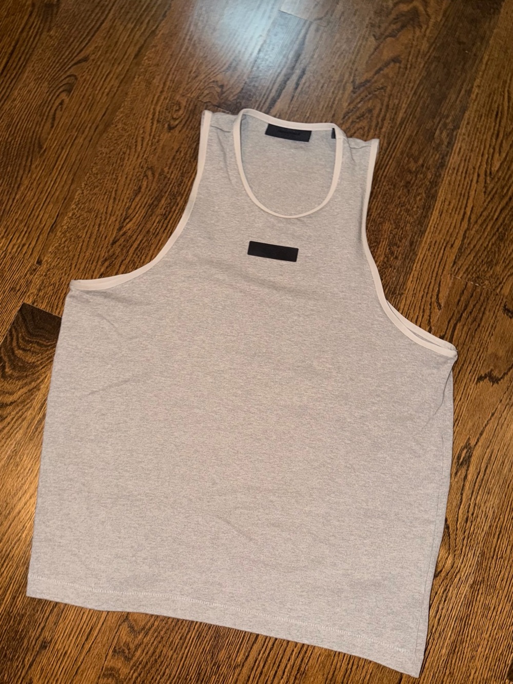 Fear of God Essentials Tank Top Heather Grey Size Large